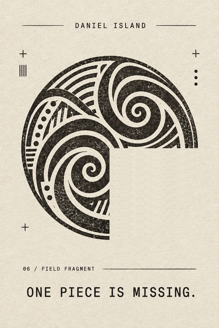 Nora’s ivory note with an incomplete spiral
